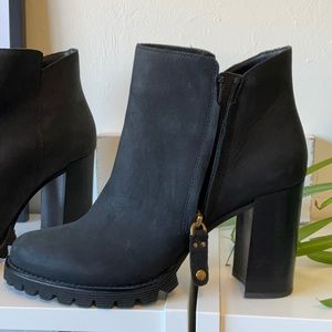 Black ankle boots